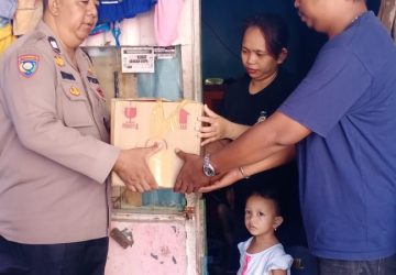 Jum’at Berbagi Terhadap Anak-anak yang Terdampak Kekurangan Gizi di Wilayah Hukum Polsek Mamajang