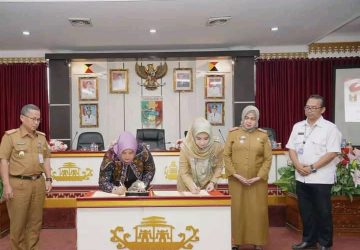 Bupati Tanggamus Hadiri Penandatanganan MOU Dengan BPKP Provinsi Lampung