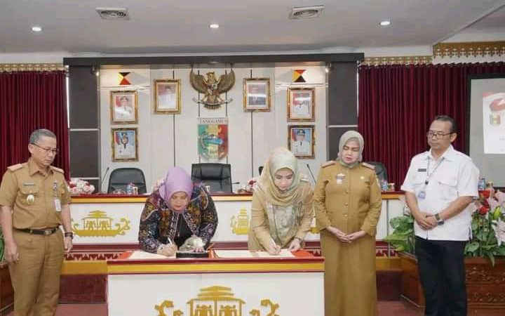 Bupati Tanggamus Hadiri Penandatanganan MOU Dengan BPKP Provinsi Lampung