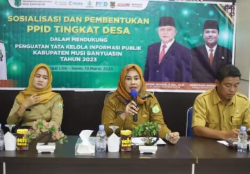 Dinkominfo Muba Gelar Sosialisasi dan Pembentukan PPID Tingkat Desa