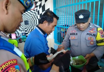 Lapas Kotaagung Adakan  Razia Gabungan dan Bersih-bersih Lapas dalam Rangka HBP ke-59
