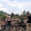 Polsek Pugung Identifikasi Kebakaran Rumah di Tanjung Kemala