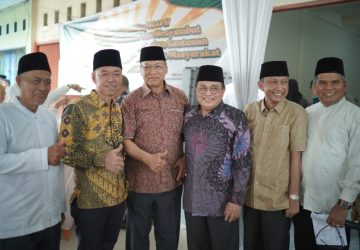 Afrizal Sintong Hadiri Peringatan Isra Miraj IKM Rohil Pekanbaru Sekaligus Berikan Santunan