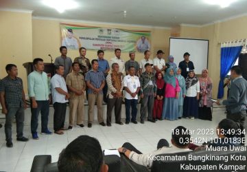 Ketua KTNA propinsi Riau membuka musda pppsi perdana di kabupaten Kampar