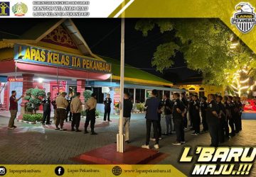 Peringati Hari Bakti HBP Ke-59 Tahun 2023, Lapas Kelas IIA Pekanbaru Gelar Razia Gabungan Hunia WBH