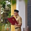 Plt Sekda Kampar Ir. Azwan, M. Si Perdana Pimpin Apel Gabungan dilingkungan Pemkab Kampar