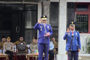 Wakil Bupati Bengkalis, Bagus Santoso Sebagai Inspektur Upacara HUT Damkar ke-104 di Bengkalis