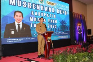 Plt Bupati Usmarwi Kaffah Buka Musrenbang RKPD Kabupaten Muara Enim Tahun 2023