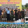 Ribuan Botol Miras dan Ratusan Knalpot Brong Dimusnahkan, Wakil Ketua DPRD Apresiasi Kinerja Polres Rohul