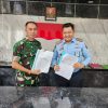 Kalapas Muara Enim Bersama Dandim 0404 Muara Enim Lakukan Penandatanganan Perjanjian Kerjasama