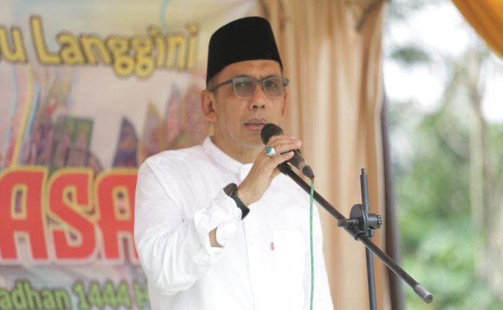 Plt. Sekda Kampar Buka Secara Resmi Balimau Kasai Menyambut Bulan Suci Ramadhan 1444h/2023 di Desa Langgini