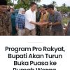 Bupati Rohil dan Istri Silaturrahmi Buka Puasa Bersama ke Rumah Warga