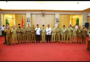 Sekda Siak, Teken MoU Komitmen Besama Sukseskan Pemilu Serentak 2024