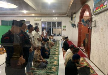 Safari Ramadhan Personil Batalion B Pelopor SAT Brimob Polda Riau yang di Masjid Al-Muahiddin