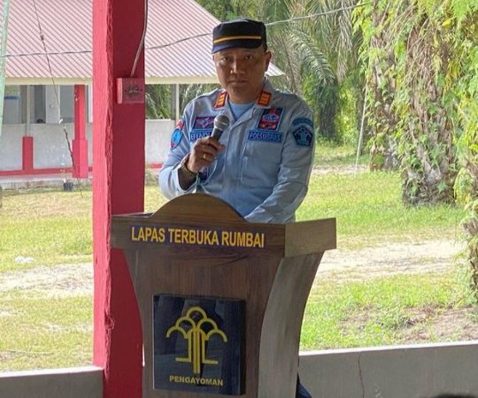 Kalapas Terbuka Kelas III Rumbai, Buka Pelatihan Kemandirian Pada Warga Binaan