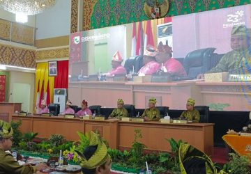 Paripurna Istimewa HUT ke-23 Kabupaten Pelalawan, Ketua DPRD: Ayo Bergandengan Wujudkan Pelalawan Maju 2026