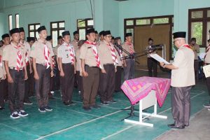 Pelantikan dan Pengukuhan Pengurus Kwartir Ranting Gerakan Pramuka Kecamatan Kuala Kampar Masa Bhakti 2022-2025