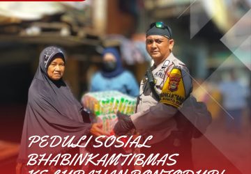 Tebar Kebaikan, Bhabinkamtibmas Kelurahan Bonto Duri Berbagi Berkah Kepada Masyarakat