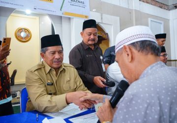 Bupati Alfedri Harap Mustahik Hari ini Jadi Penerima Zakat Tahun Depan Jadi Muzakki