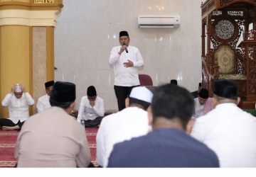 Bupati Alfedri Sambut Kunjungan Safari Ramadan Gubernur Syamsuar di Tualang