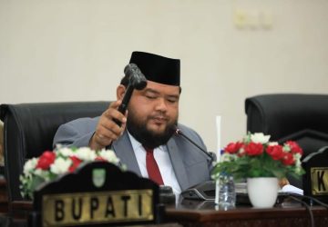 Ketua DPRD Rohul Pimpin Rapat Paripurna PAW Anggota Fraksi PAN Masa Jabatan 2019 – 2024