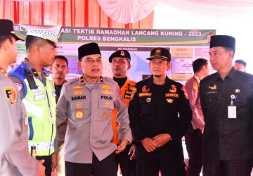 Bupati Bengkalis Dampingi Wakapolda Riau Sempena Operasi Lancang Kuning 2023