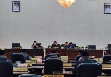 DPRD Rohul Paripurna Penyampainan LKPj Bupati 2022 dan Dua Ranperda