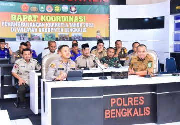 Pemkab Bengkalis Dukung 10 Rekomendasi Polres Dalam Penanganan Karhutla