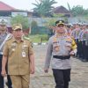 Bupati H Sukiman Pimpin Apel Gelar Pasukan Operasi Ketupat Lancang Kuning 2023 Polres Rohul