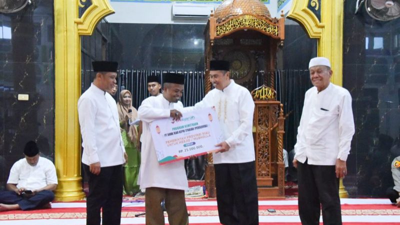 Wabup Bagus Santoso Dampingi Gubri H Syamsuar Safari Ramadhan di Bengkalis