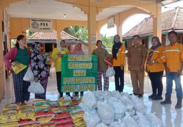 PT Lematang Coal Lestari Bagikan 650 Paket Sembako