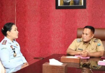 Bahas Hibah Tanah, Kakanwil Kemenkumham Lampung Audiensi dengan Bupati Nanang Ermanto