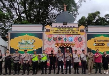 Kasat Lantas Muara Enim Lakukan Pengecekan Pos Pam Operasi Ketupat Musi 2023
