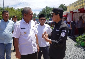 Pj Bupati Kampar Dampingi Gubernur Riau dan Forkofimda Riau Tinjau Posko Mudik Perbatasan Riau-Sumbar
