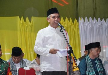 Sambut Malam Takbir Idul Fitri 1444 H, Pj Bupati Kampar Lepas Peserta Kendaraan Hias