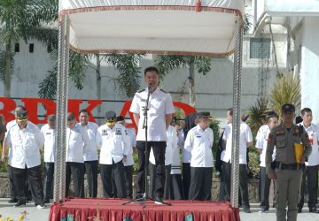 Upacara Bersama dan Halalbihalal Ramadhan 1444 H, Bupati Rohil Minta Seluruh ASN Terus Tingkatkan Kinerja dan Kompak