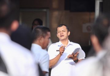 Diskominfo Kampar Laksanakan Apel Pagi Hari Pertama Setelah Idul Fitri 1444 H