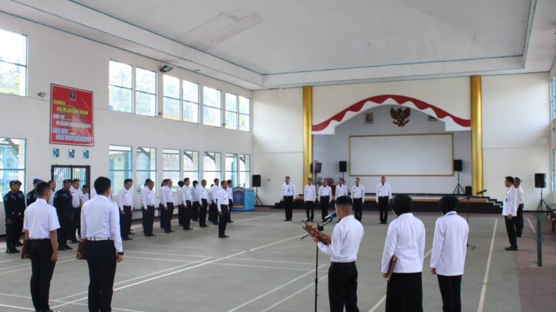 Peringatan Hari Bakti Pemasyarakatan ke-59, Lapas Kotaagung Gelar Apel Renungan dan Doa Bersama
