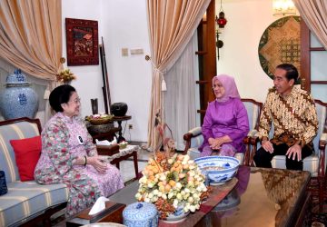 Presiden Jokowi Silaturahmi dengan Presiden Ke-5 RI Megawati Soekarnoputri