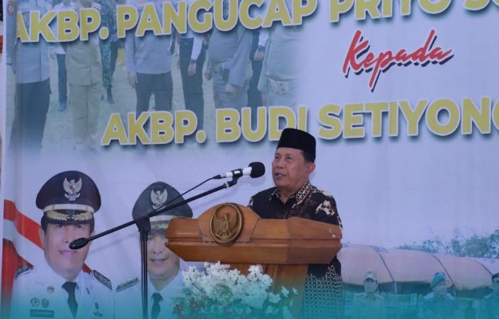 Pisah Sambut. Bupati Sukiman Kenang AKBP Pangucap Sosok yang Baik dan Berprestasi