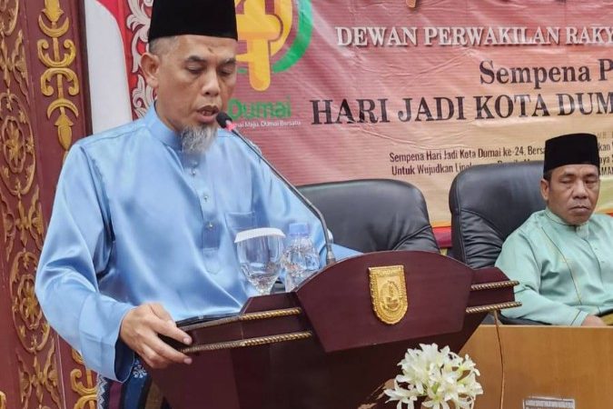 Pemkab Kampar Hadiri dan Sampaikan Ucapan Selamat Hari Jadi Ke-24 Kota Dumai