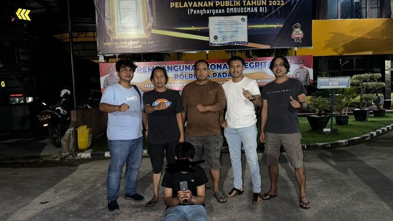 Tim Klewang Reskrim Polresta Padang Amankan Pelaku Jambret