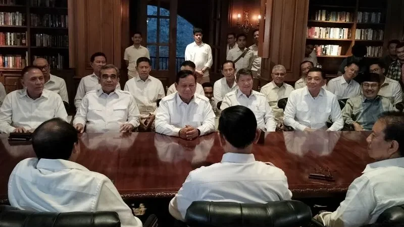 Di hadapan Prabowo, Wiranto ungkap alasan lepas Partai Hanura