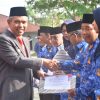 Serahkan Berbagai Penghargaan Pada Hardiknas 2023, Pj Bupati Kampar Bacakan Pidato Mendikbud Riset dan Tekonologi RI