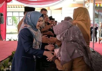 Mempererat Silaturahmi, Bupati Tanggamus Gelar Halal Bihalal di Halaman Kantor