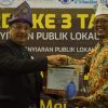 Bupati H. Sukiman Terima Penghargaan Bupati Peduli Radio – Media Informasi pada Rakornas dan LPPL Award Ke III Th. 2023