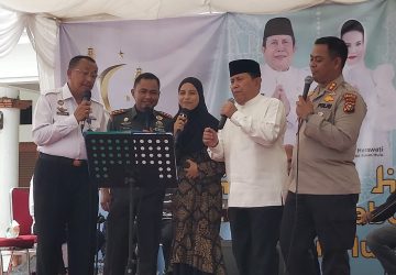 Momen Halal Bilhalal Idul Fitri dan Bhakti Kesehatan, Bupati H Sukiman Apresiasi Soliditas Polri TNI di Kabupeten Rohul