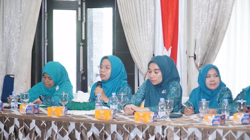 Masih di Nuansa Syawal, TP-PKK Kampar Gelar Rapat Koordinasi Sekaligus Halal Bihalal