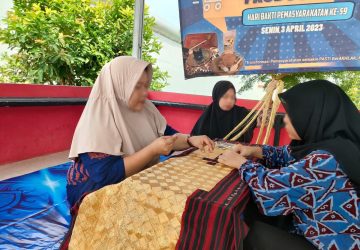 Usai Idulfitri 1444 H, Lapas Kotaagung Kembali Gelar Kegiatan Rutin Pembinaan Kemandirian Sulam Tapis dan Pertanian