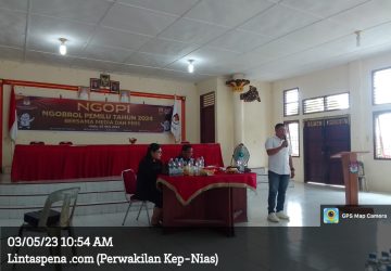 KPU Kabupaten Nias Adakan Sosialisasi Tahapan Pemilu Tahun 2024